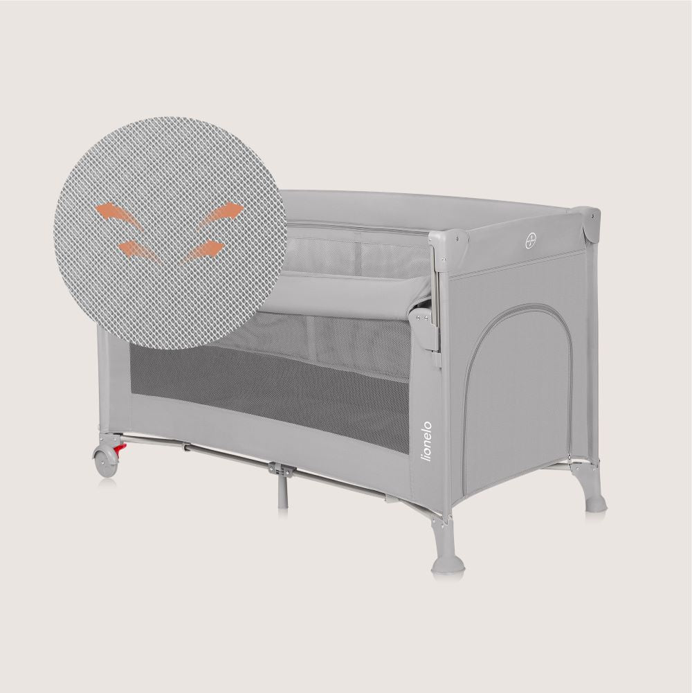 Lionelo krevetić 3u1 Ellen, Grey Concrete