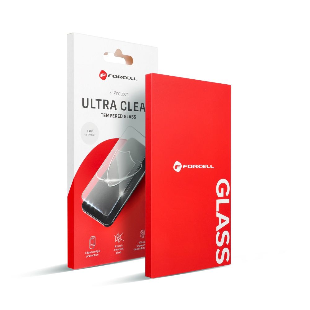 Kaljeno staklo za iPhone 17 AIR Forcell Ultra Clear Glass crno