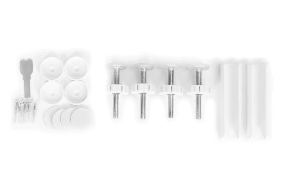 Ecotoys zaštitna ograda 74-132 cm, White