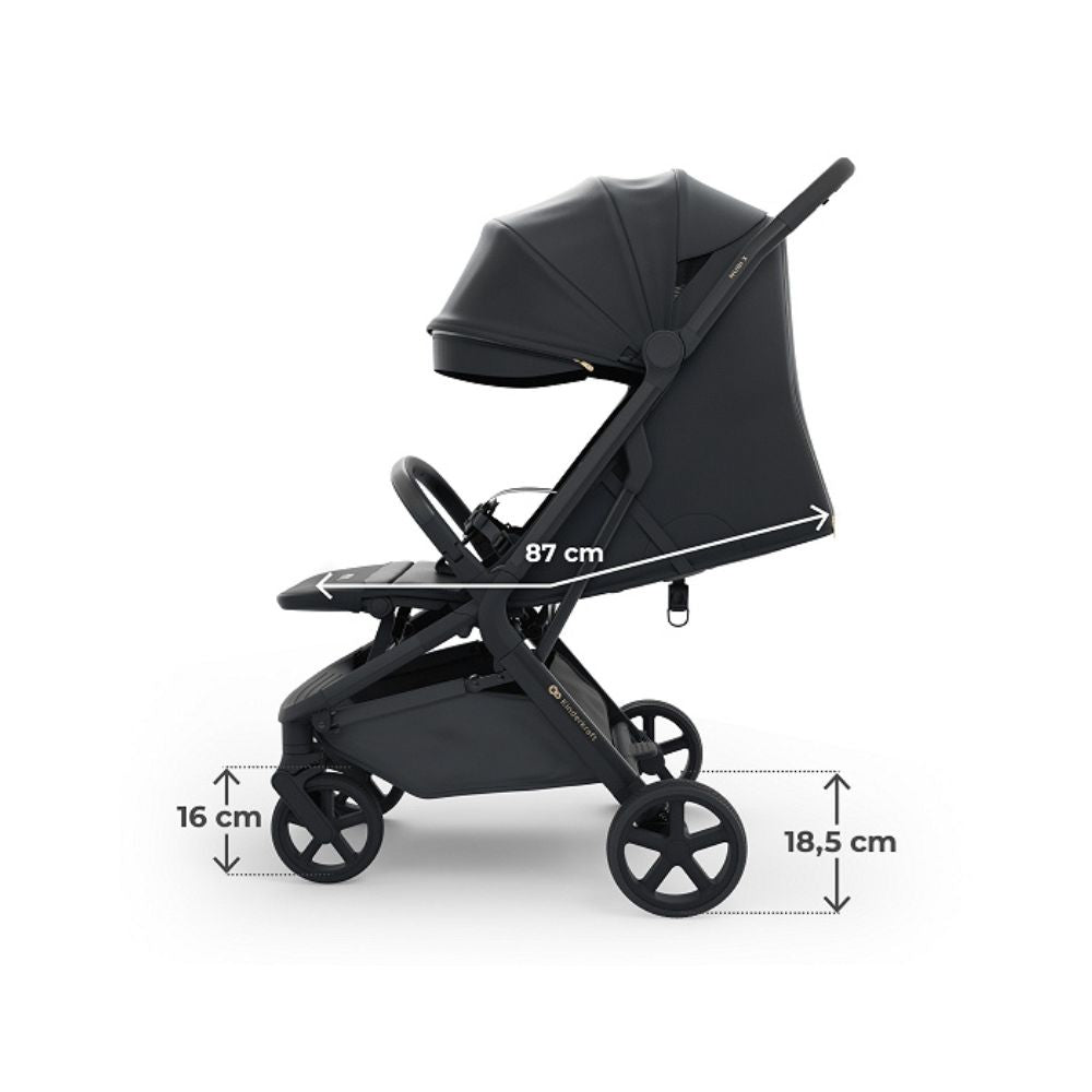 Kinderkraft sportska kolica Nubi 3, Midnight Black