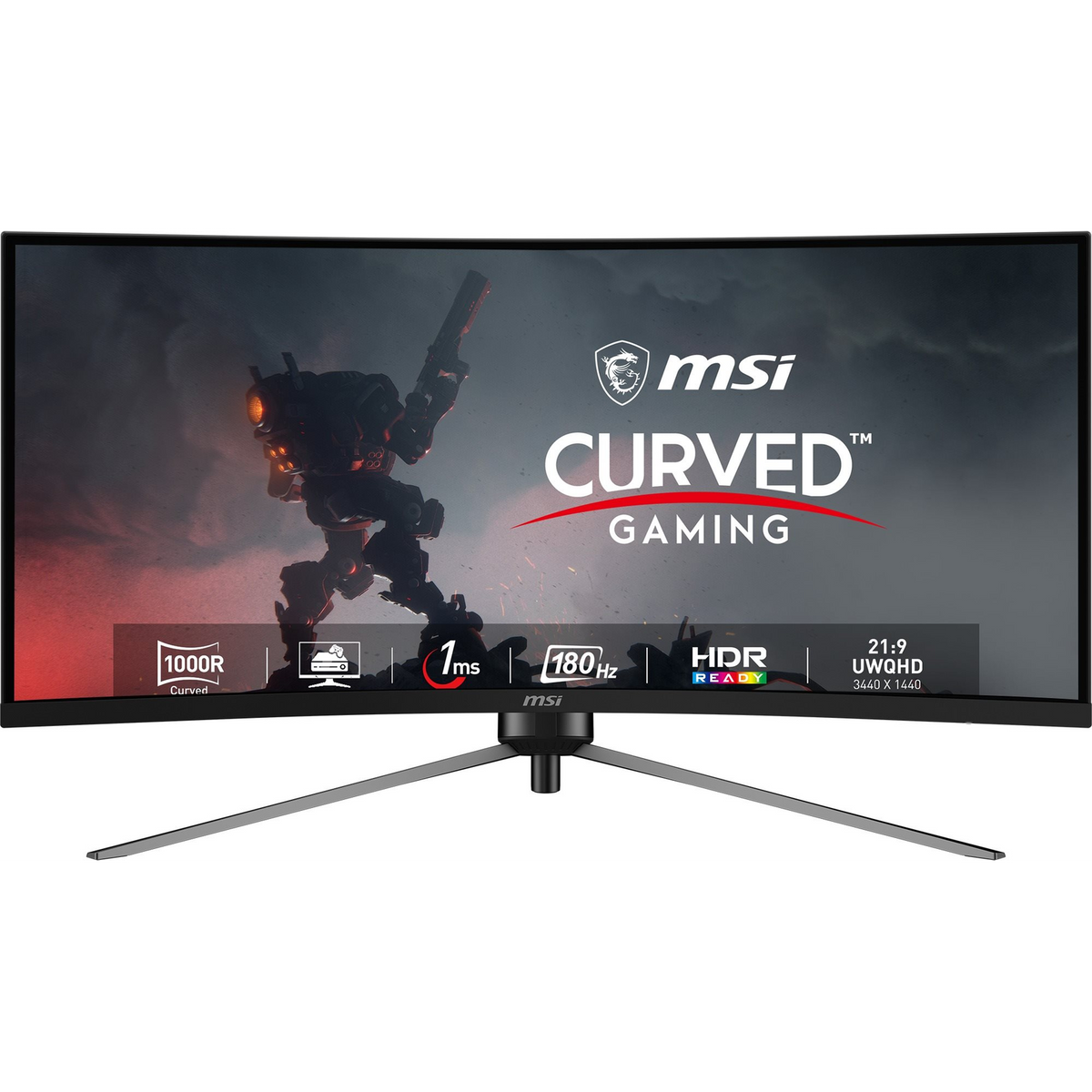 MSI MAG 345CQR računalni monitor 86,4 cm (34") 3440 x 1440 pikseli UltraWide Dual Quad HD Crno