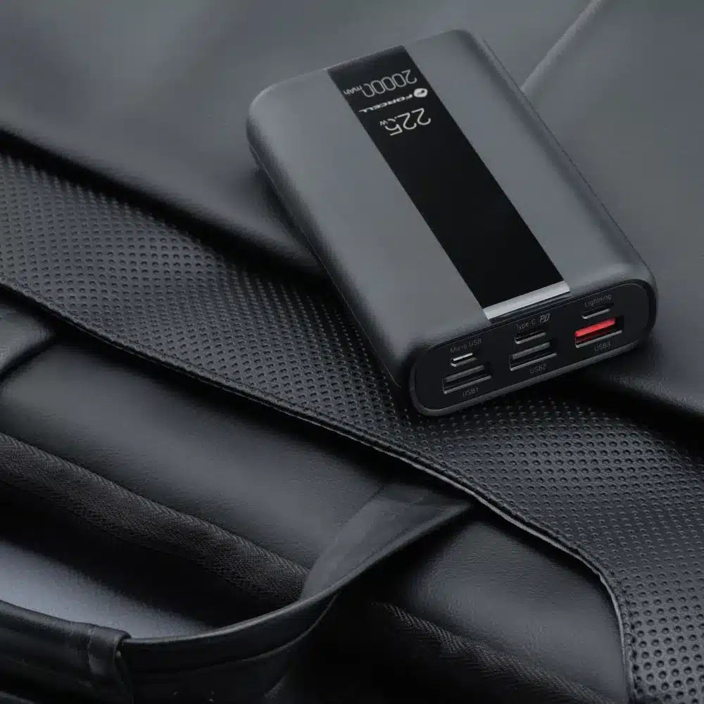 Powerbank Forcell F-Energy Energo P20K2 QC3.0 PD 3A 22.5W 20000 mAh crna