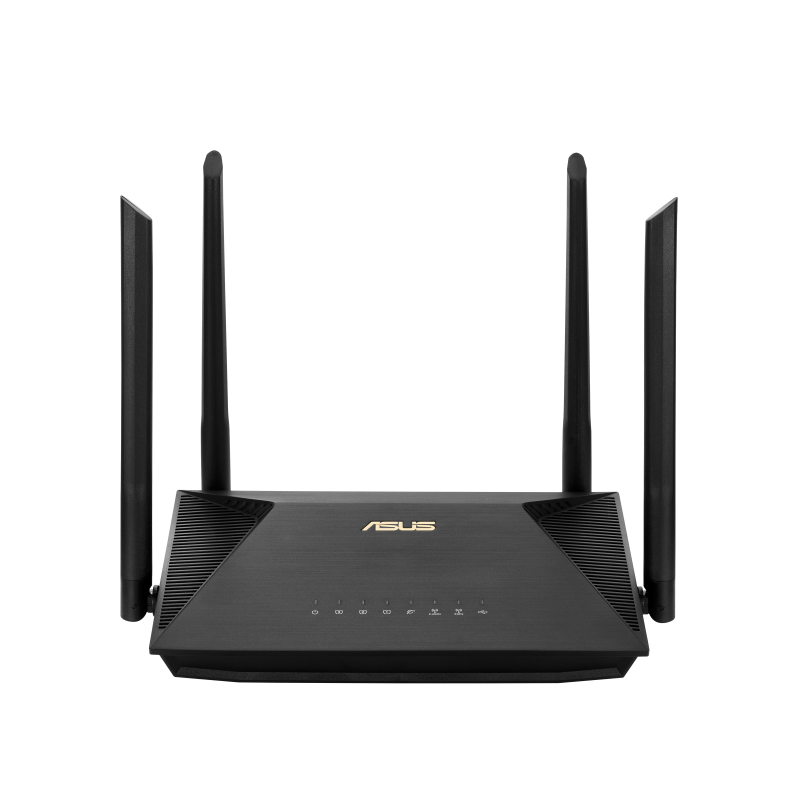 ASUS RT-AX53U bežični usmjerivač Gigabit Ethernet Dvofrekvencijski (2,4 GHz / 5 GHz) Crno