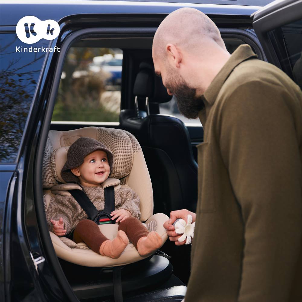 Kinderkraft autosjedalica XPEDITION 3 i-Size 0-36 kg (40-150 cm) 360, Grey