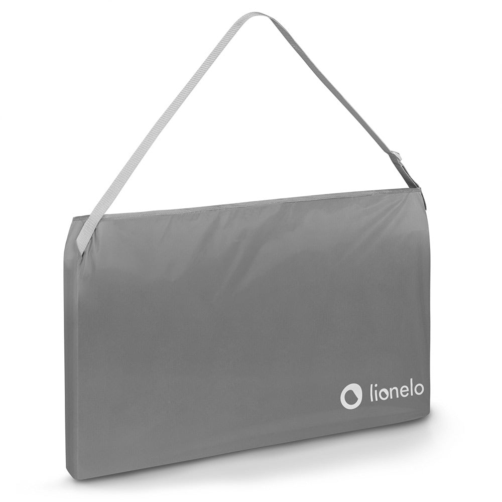 Lionelo zaštitna ograda za krevet Lora XL 150x45 cm, Grey Stone