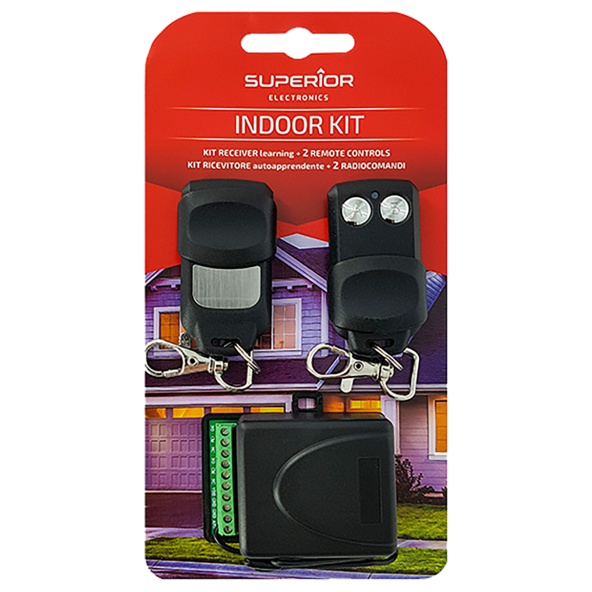 Superior Set za daljinsko upravljanje, 2 kanala, 2 RC-a,  433 MHz - KIT INDOOR 433