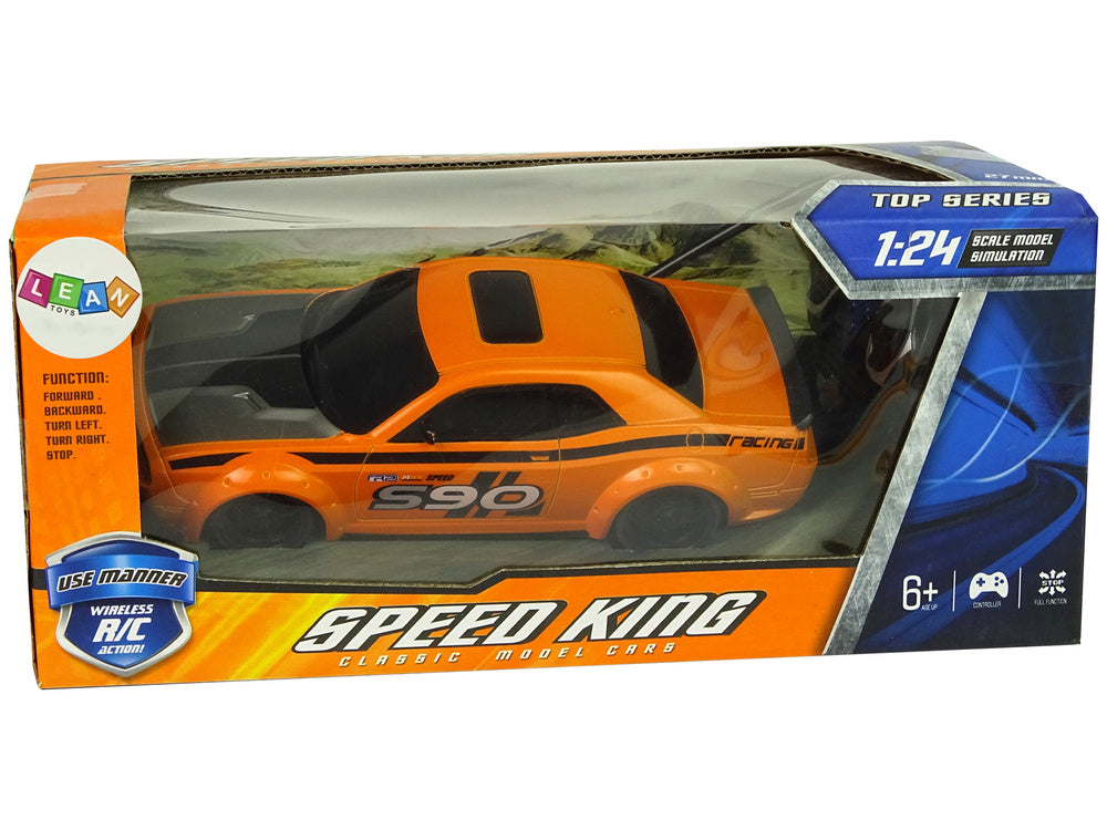 Auto na daljinsko upravljanje Classic 1:24 - narančasti