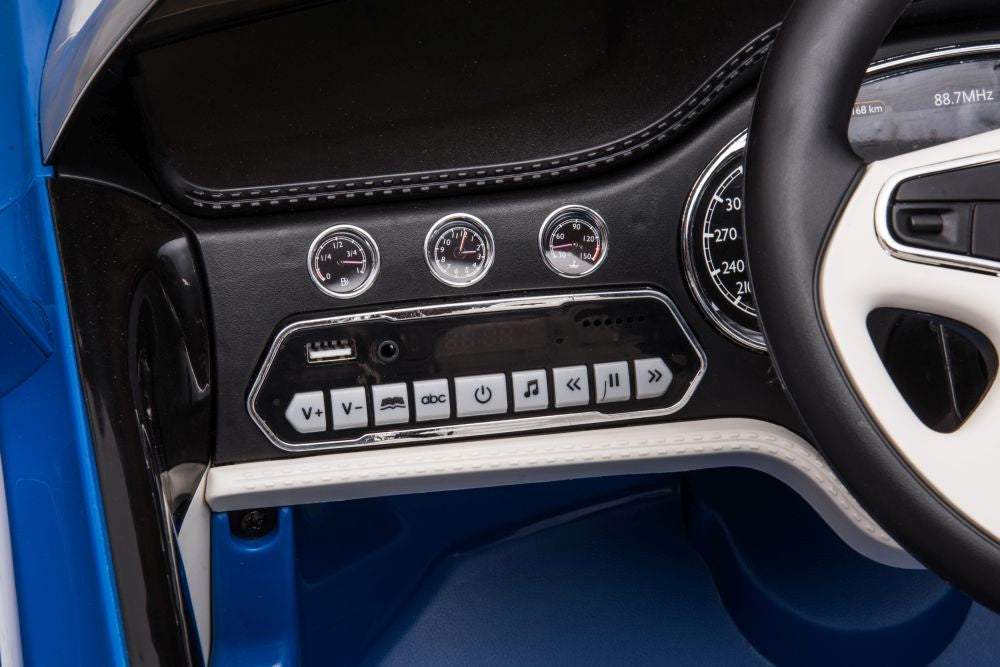 Licencirani auto na akumulator Bentley Mulsanne - plavi/lakirani