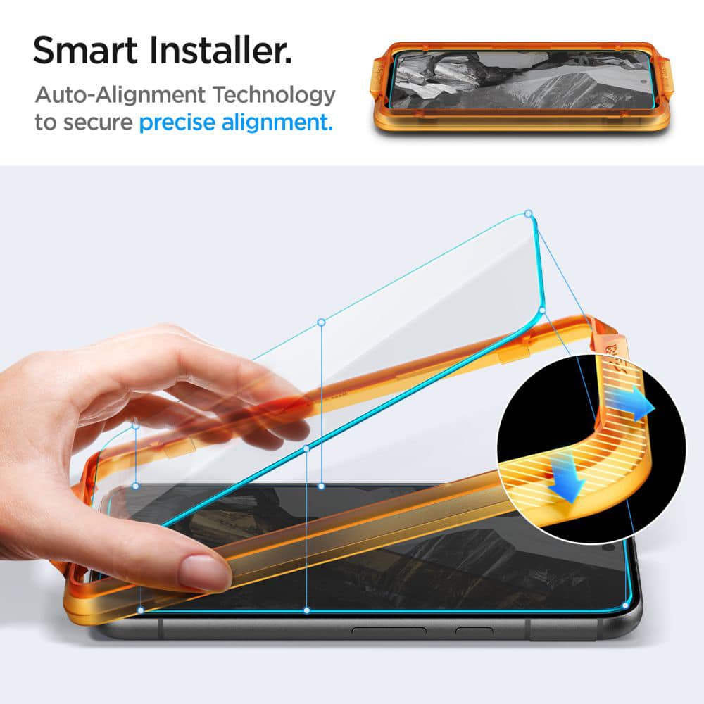 Spigen - Glas.tR Align Master (2 kom) za Google Pixel 8a - Clear