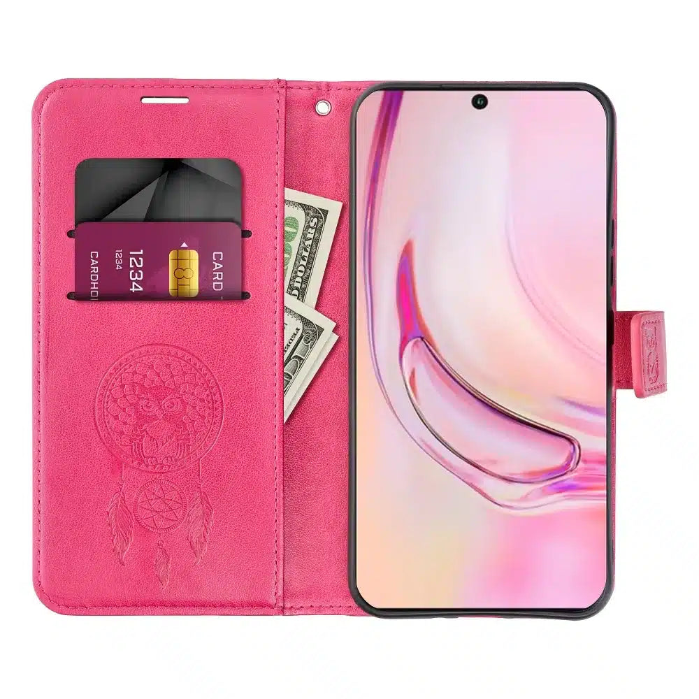 MEZZO Book case preklopna torbica za XIAOMI Redmi NOTE 12 PRO 5G dreamcatcher magenta