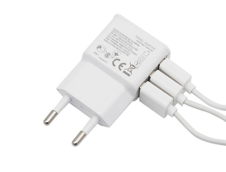 Punjač sa 3 USB ulaza za mobilne telefone, tablete, MP3 plejere i sl.,