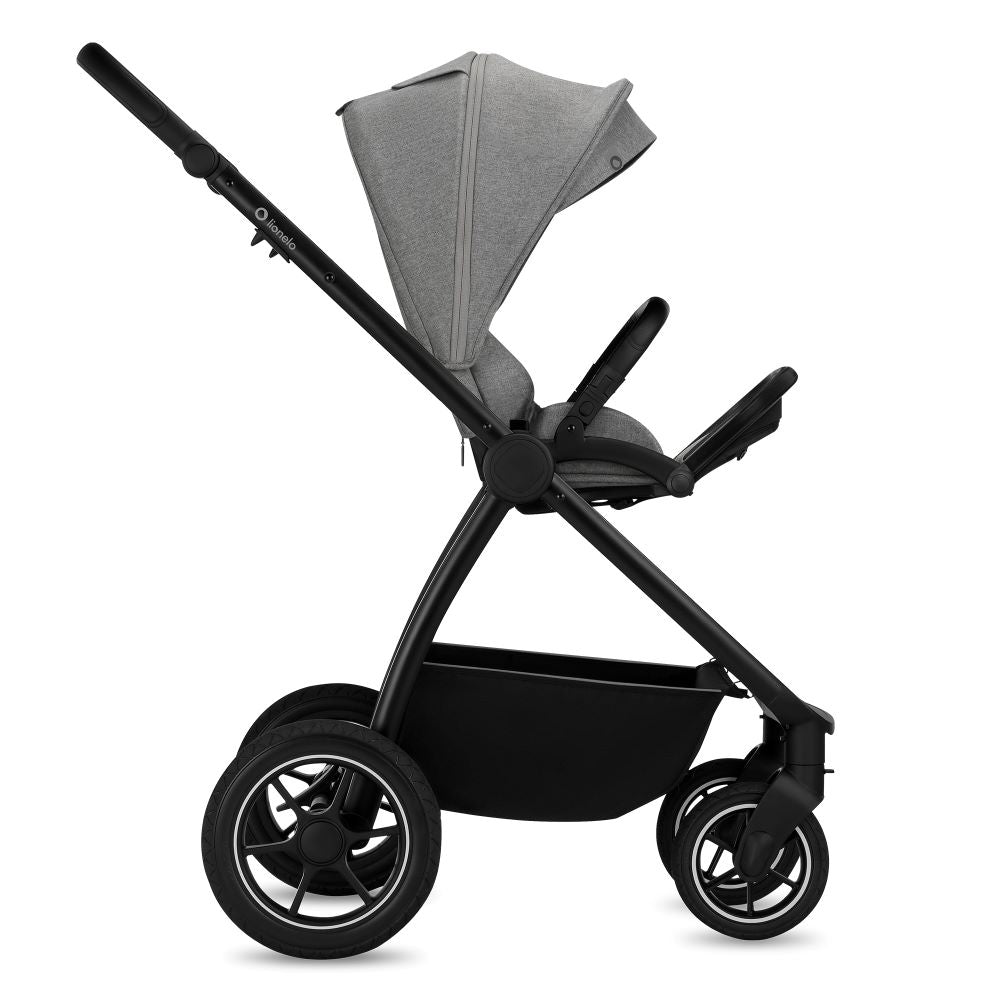Lionelo dječja kolica Meril 3u1, Grey Stone