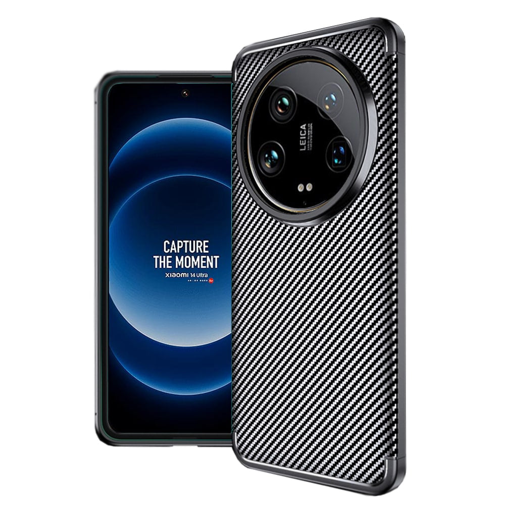 Techsuit – CarbonFiber maska za Xiaomi 13 Ultra – crna