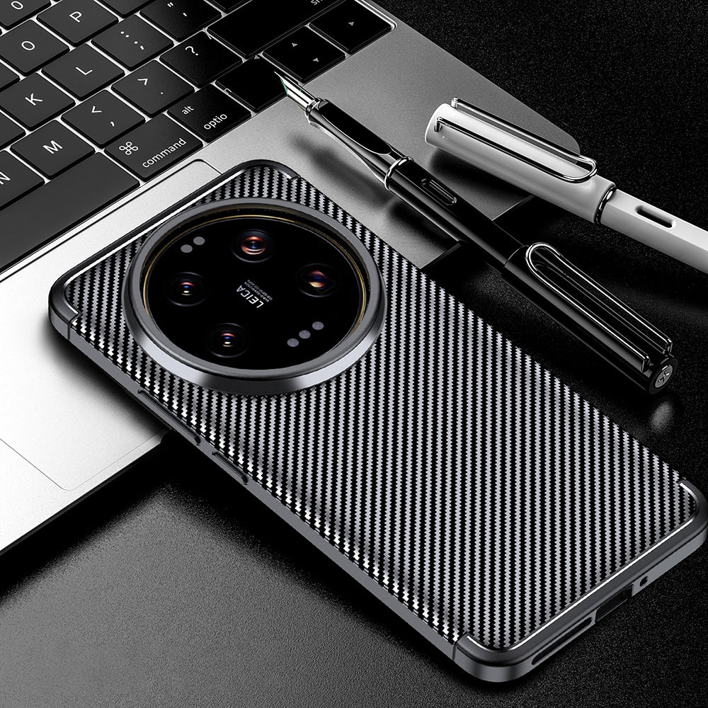 Techsuit – CarbonFiber maska za Xiaomi 13 Ultra – crna