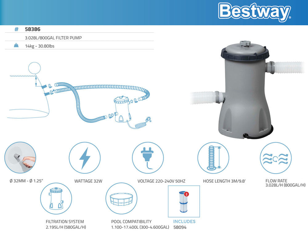 Bestway filter pumpa (3028L)