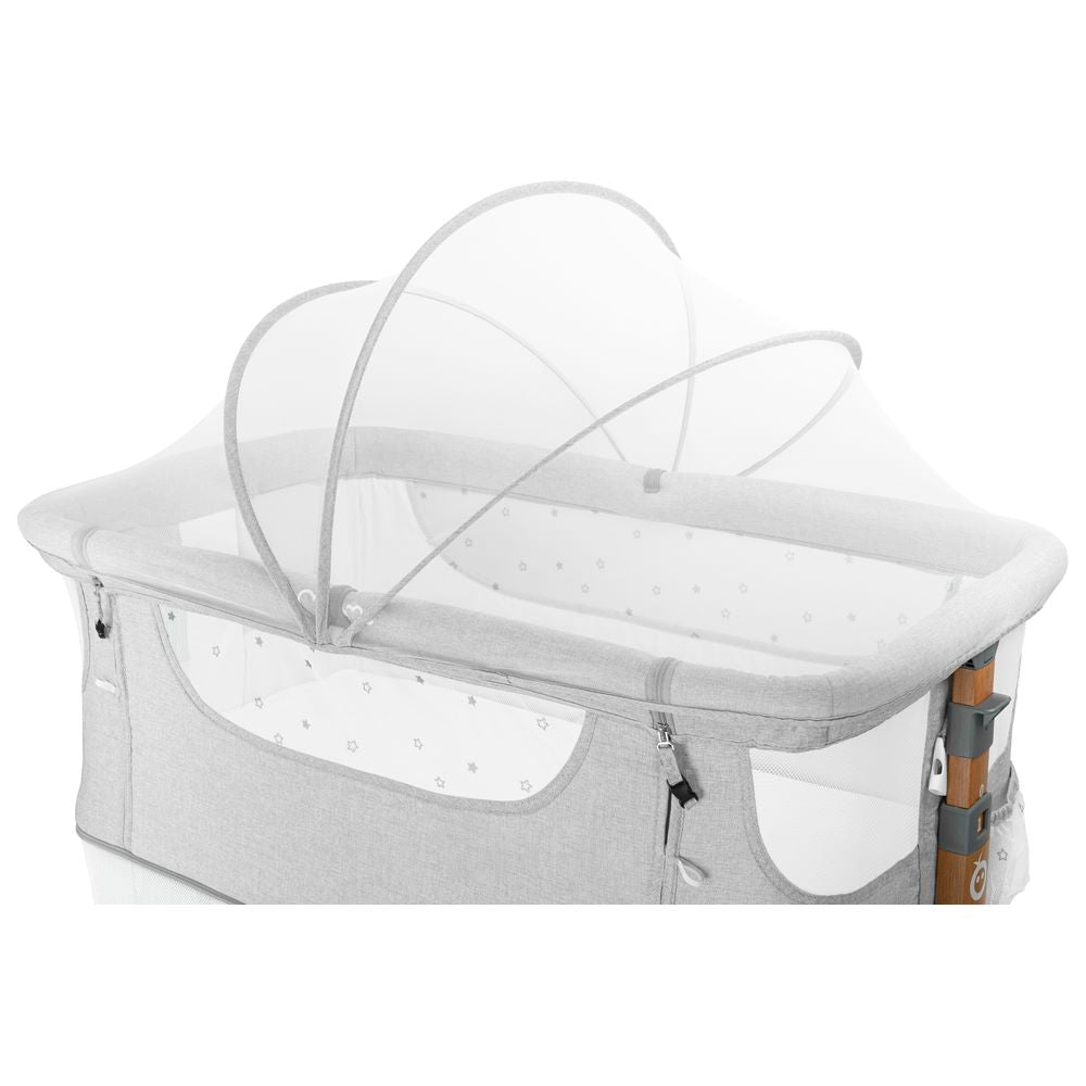 MoMi SMART BED 4u1 krevetić, svijetlo siva