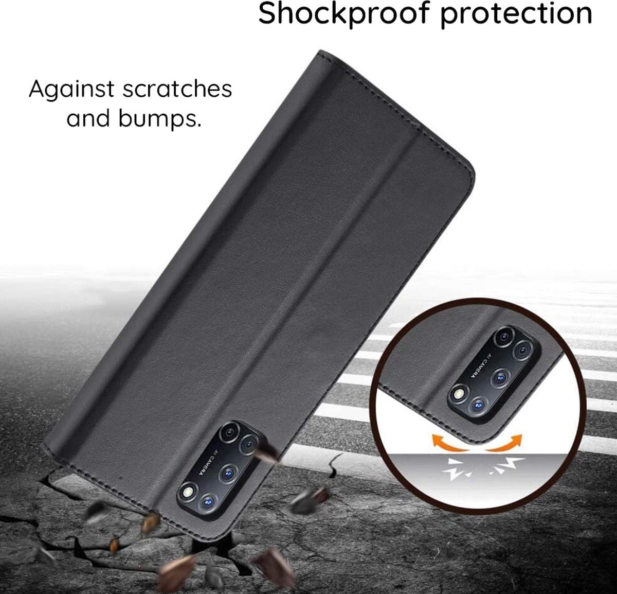 Techsuit Diary Book preklopna maska za Motorola Moto G32 – crna