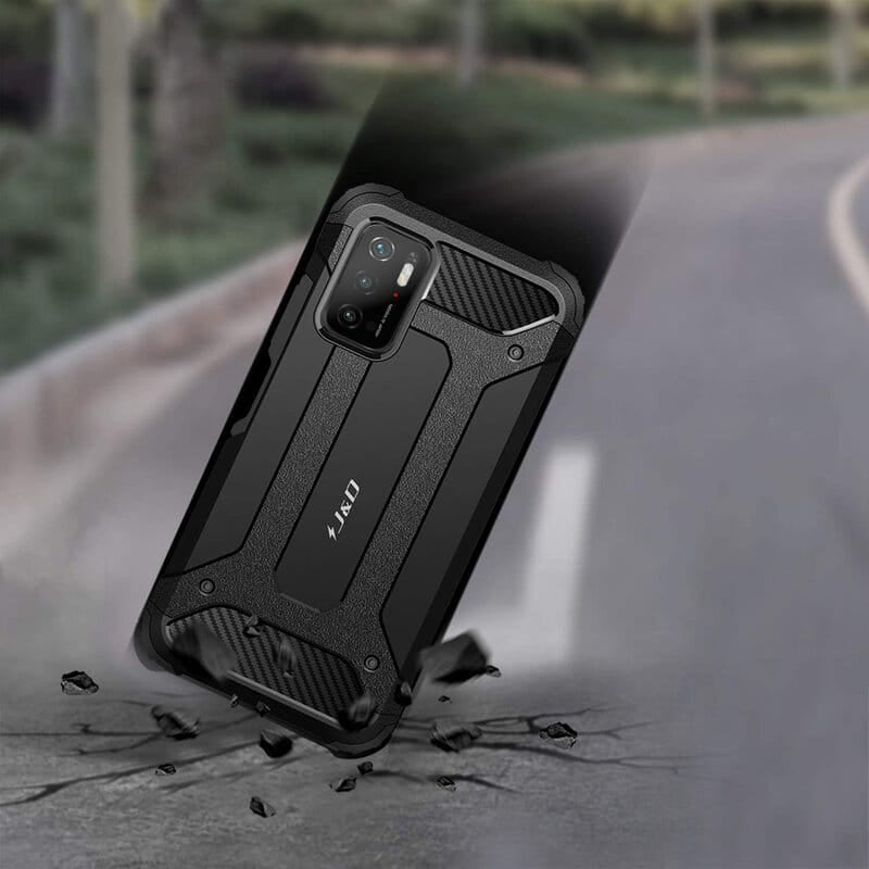 Techsuit - Hybrid Armor - Xiaomi Redmi Note 10 5G / Poco M3 Pro 5G - crna