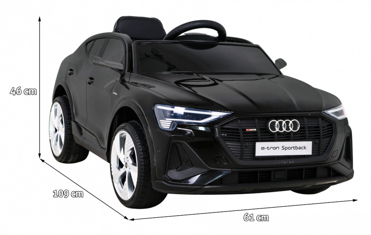 Licencirani auto na akumulator Audi E-Tron Sportback - crnii