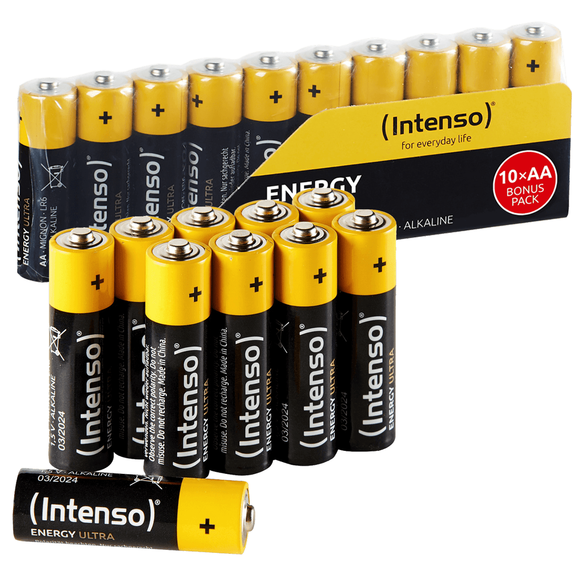 (Intenso) Baterija alkalna, AA LR6/10, 1,5 V, blister 10 kom