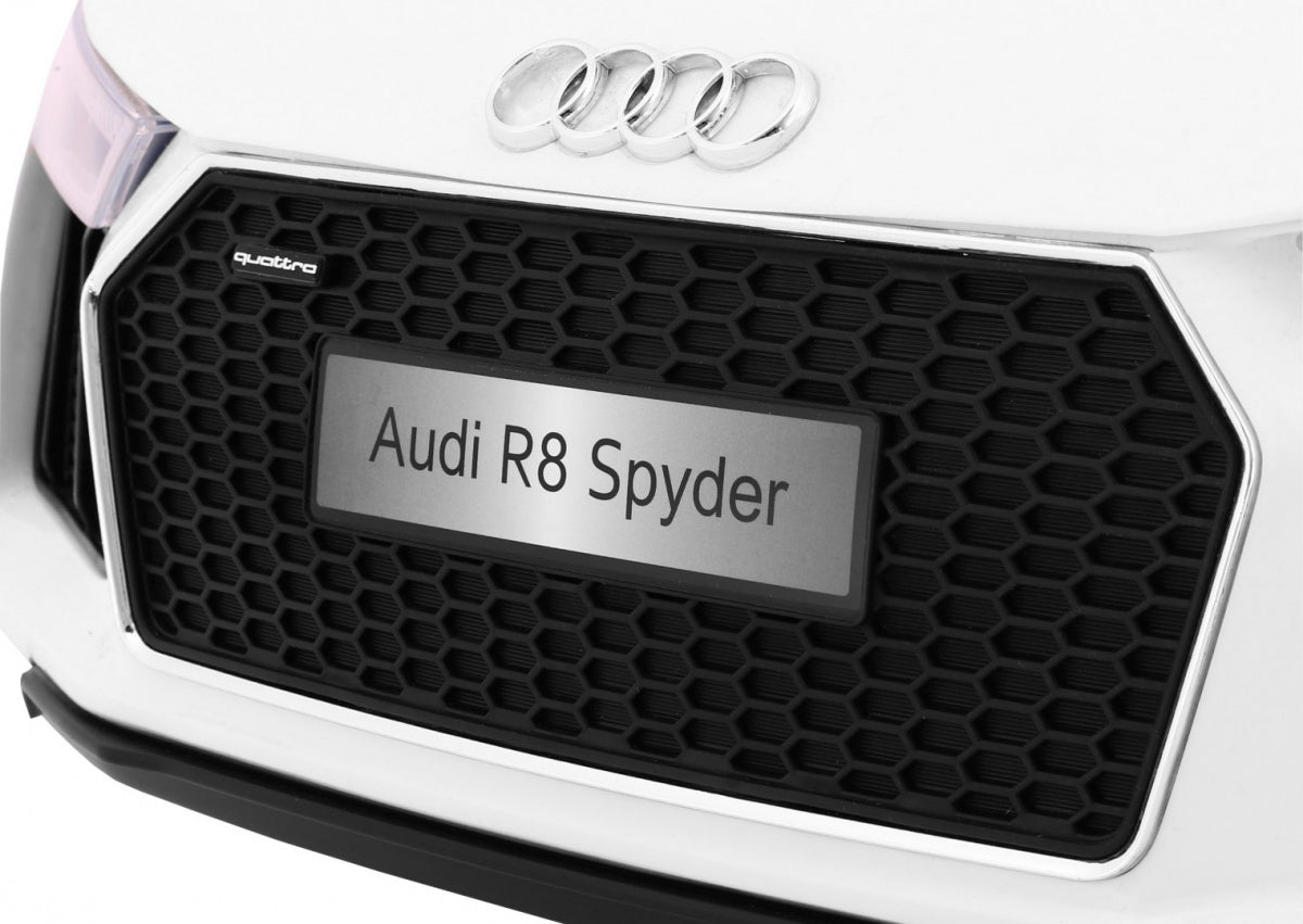 Licencirani auto na akumulator Audi R8 Spyder RS - bijeli