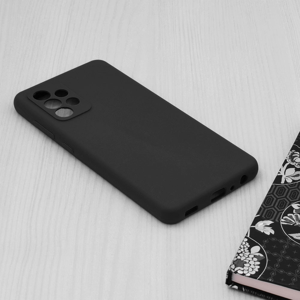 Techsuit Soft Edge Silicone maska za Samsung Galaxy A52 4G / A52 5G / A52s 5G – crna