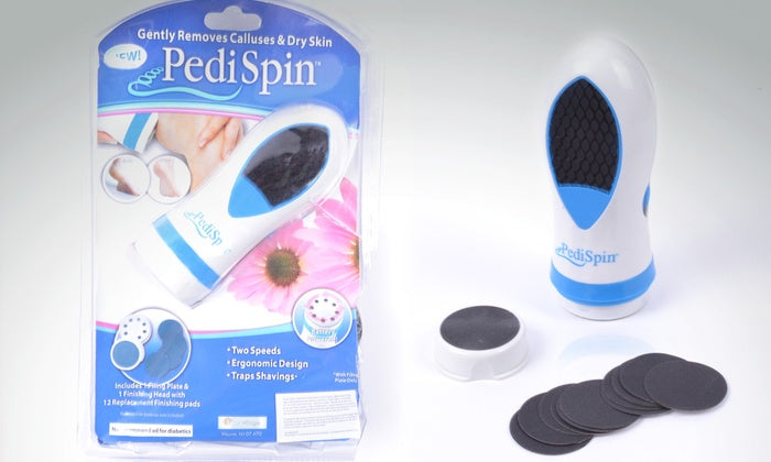 Pedi Spin električni set za piling stopala (pogledajte video)