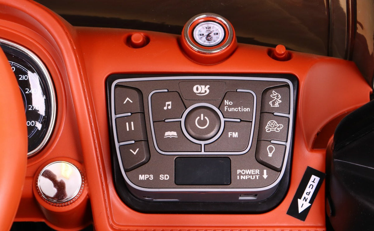 Licencirani auto na akumulator Bentley Bentayga - crni