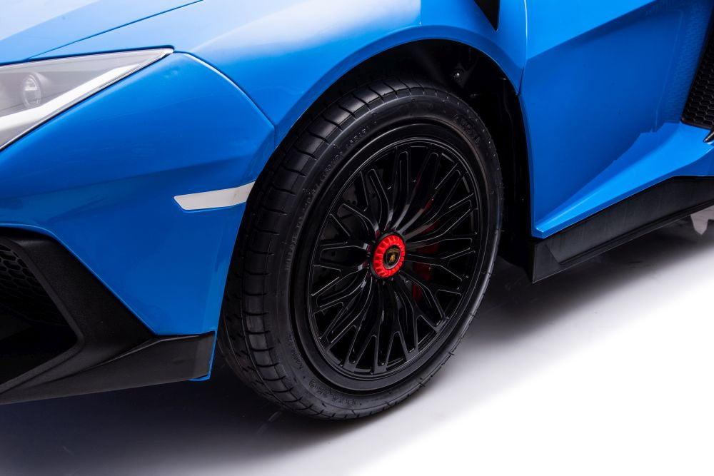 Licencirani auto na akumulator Lamborghini XXL A8803 24V - dvosjed - plavi