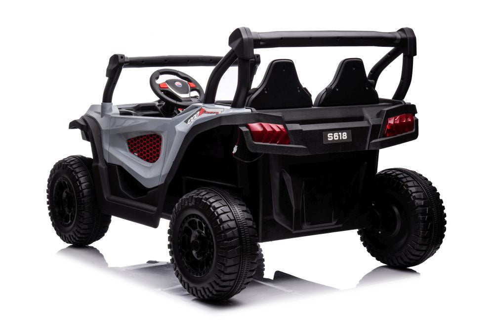 Buggy na akumulator S618 4x4 - dvosjed - sivi