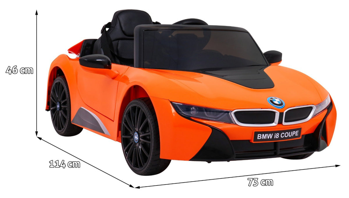 Licencirani auto na akumulator BMW I8 LIFT - narančasti