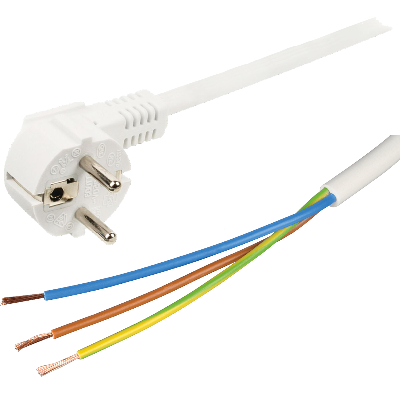 home Produžni kabel, 3 utičnica, 1.5mm², 3 met, bijeli - NV 3-3/WH/1,5