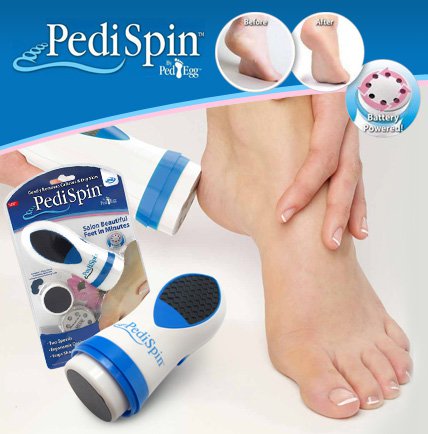 Pedi Spin električni set za piling stopala (pogledajte video)