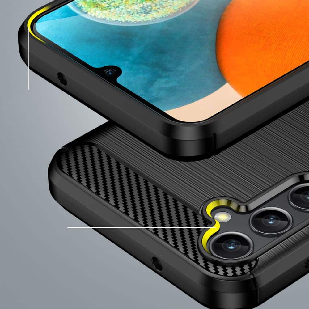 TECH-PROTECT TPUCARBON MASKA ZA SAMSUNG GALAXY A14 4G/ 5G CRNA