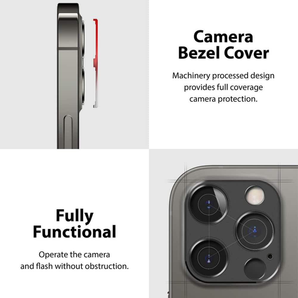 Ringke – Camera Styling za iPhone 12 Pro Max – srebrna boja