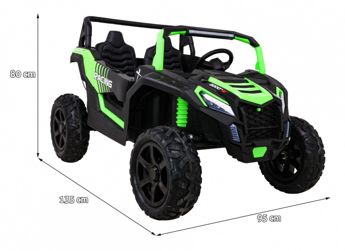 Buggy na akumulator ATV STRONG Racing - DVOSJED - zeleni