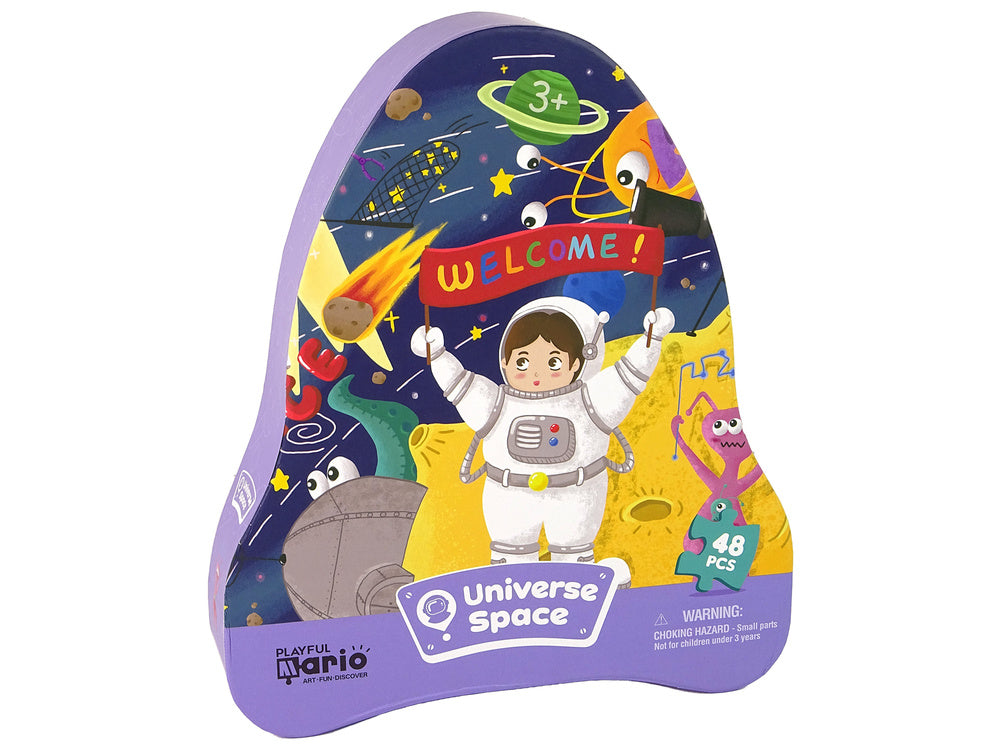 Puzzle Space Ufo Planets 48 Pieces