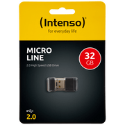 (Intenso) USB Flash drive 32GB Hi-Speed USB 2.0, Micro Line - ML32