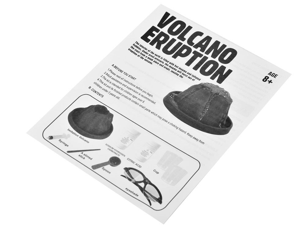 Edukativni set vulkanska erupcija