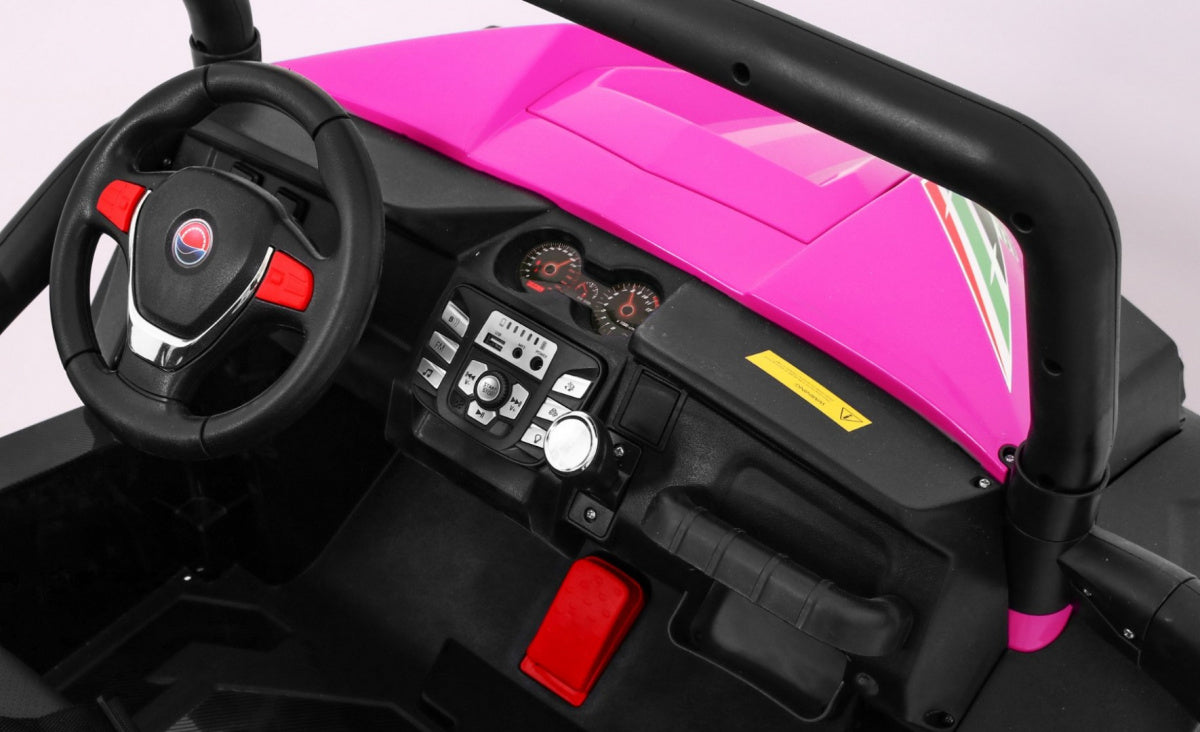 Buggy na akumulator Grand 4x4 LIFT STRONG - dvosjed - rozi