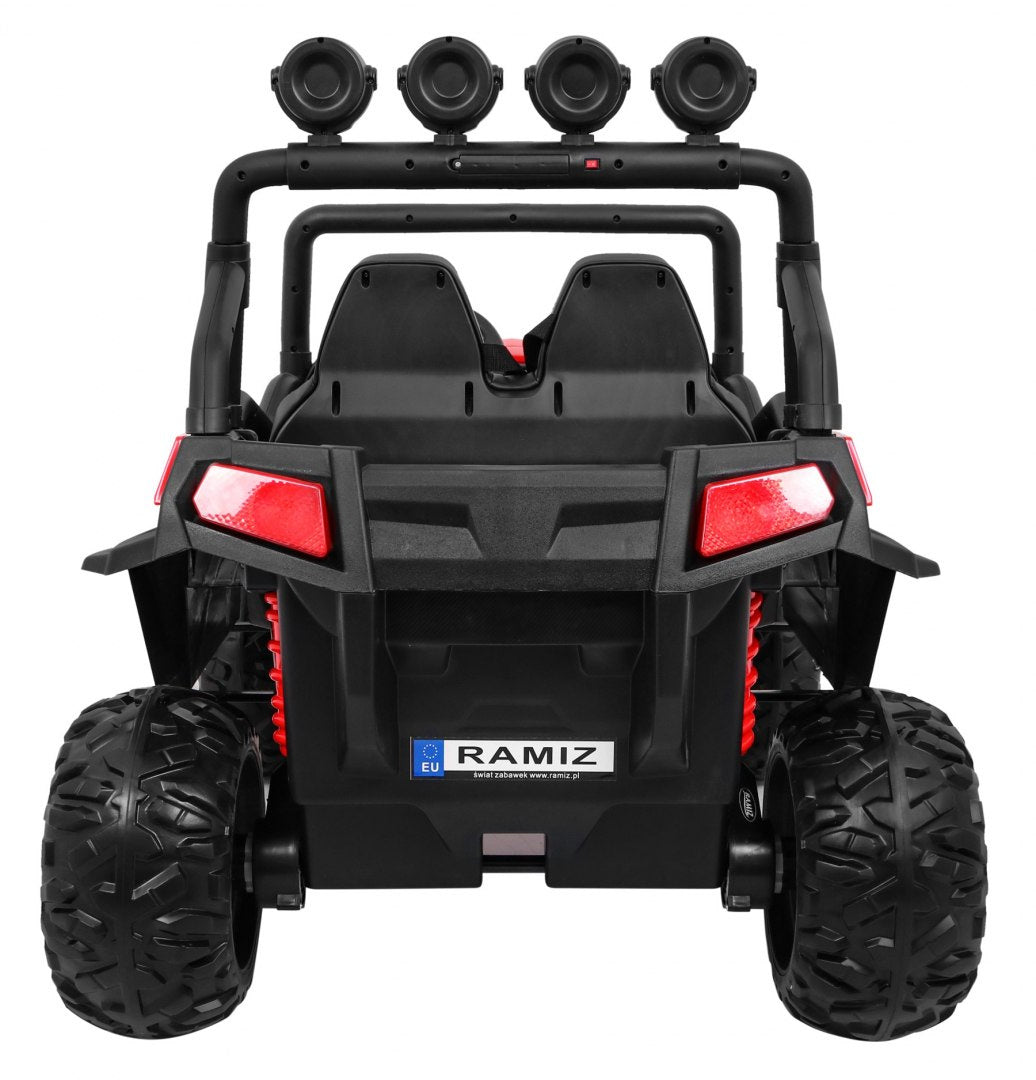 Buggy na akumulator Grand 4x4 LIFT STRONG - dvosjed - crveni
