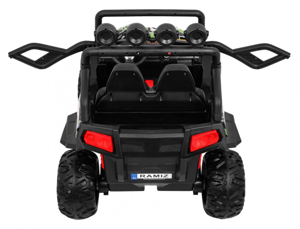 Buggy na akumulator Grand 4x4 LIFT STRONG - dvosjed - moro