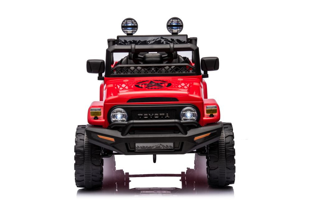 Licencirani auto na akumulator Toyota FJ White 4x4 - crveni