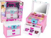 Beauty Kit in Suitcase Pink White