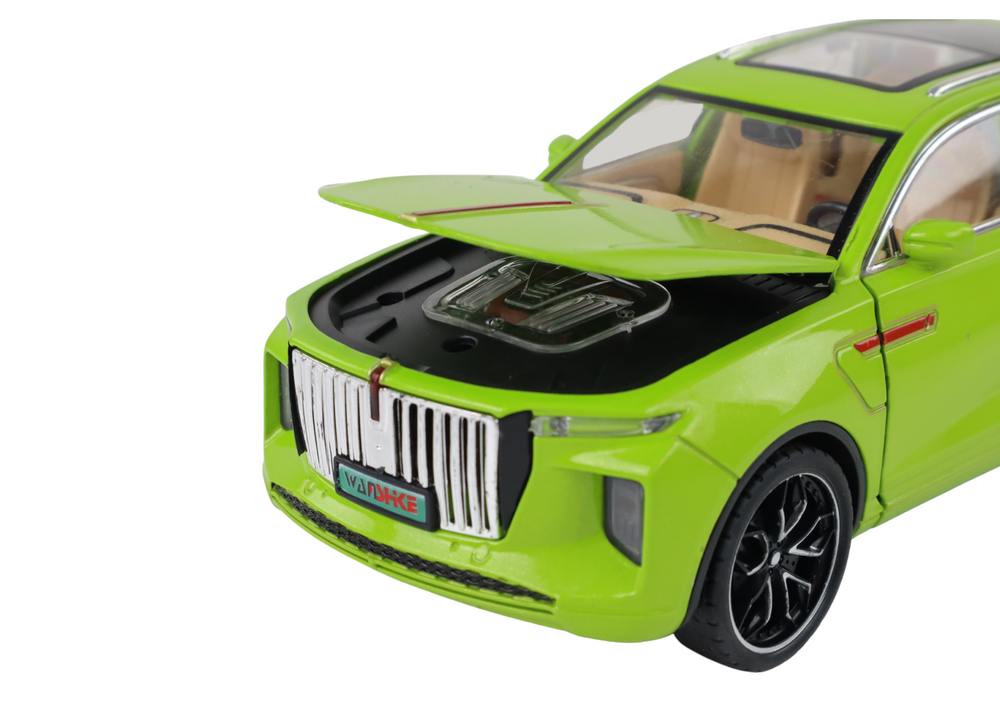Auto na daljinsko upravljanje Aluminum 1:24 - zeleni