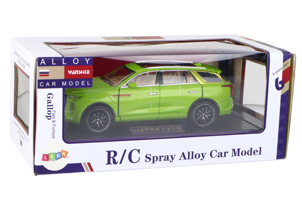 Auto na daljinsko upravljanje Aluminum 1:24 - zeleni