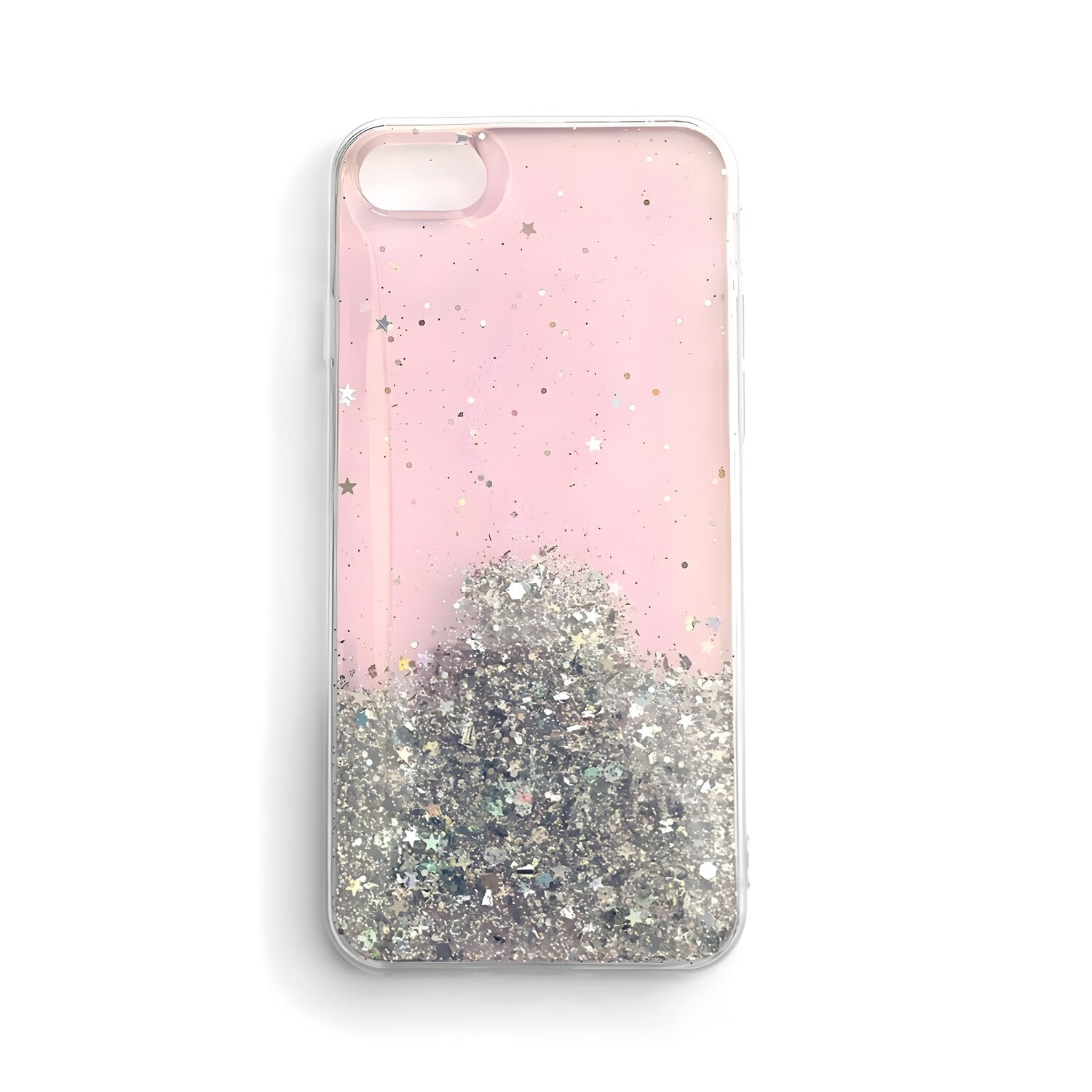 Wozinsky Star Glitter silikonska futrola za Apple iPhone 12/iPhone 12 Pro - Svijetlo roza KP8723