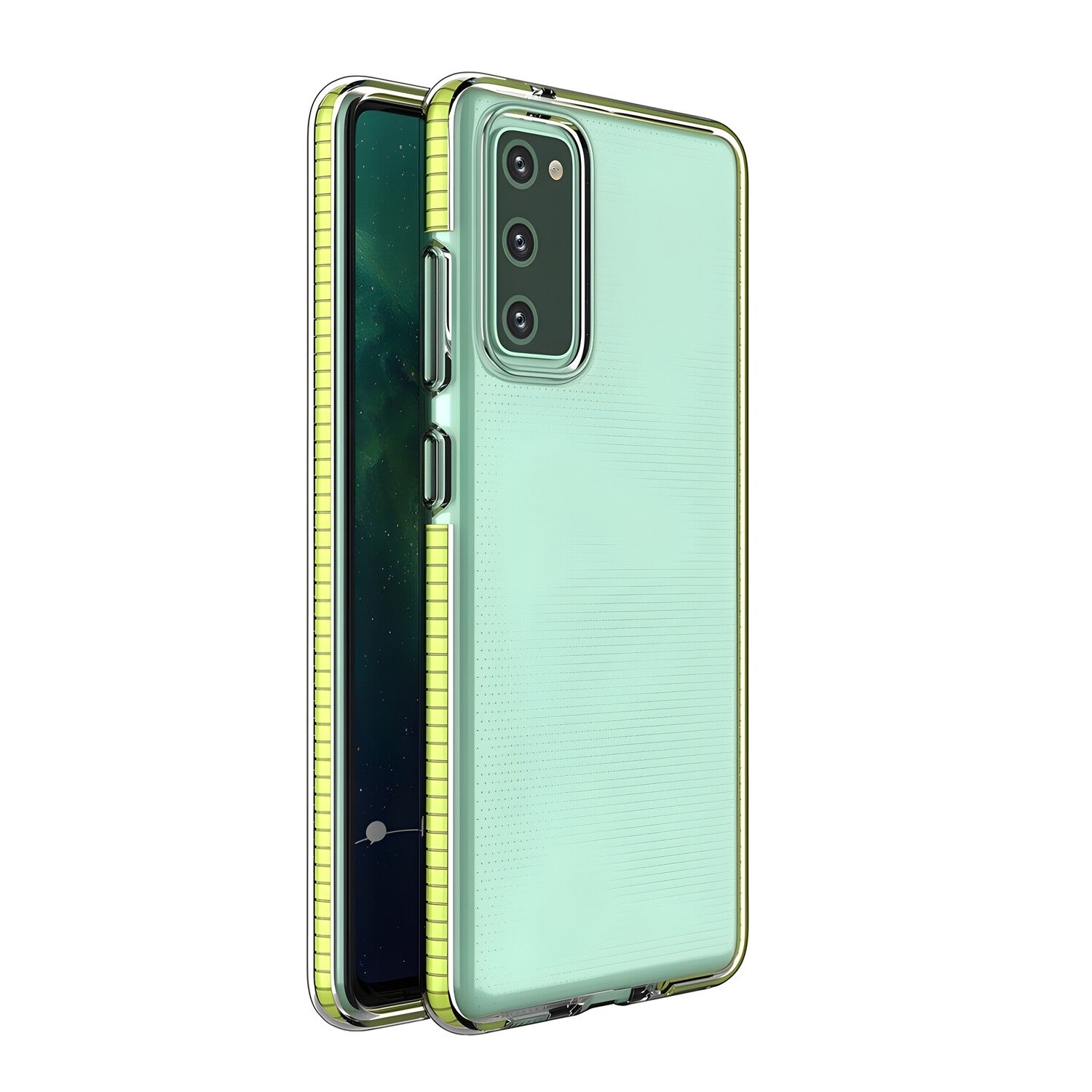 Futrola Spring clear TPU za Samsung Galaxy S30/Galaxy S21 - Žuta KP8737