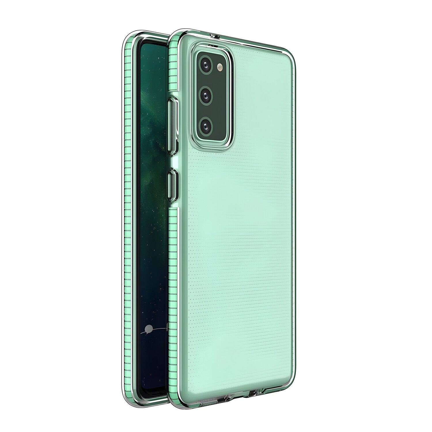 Futrola Spring clear TPU za Samsung Galaxy A72 4G - Svijetlo zelena KP8777
