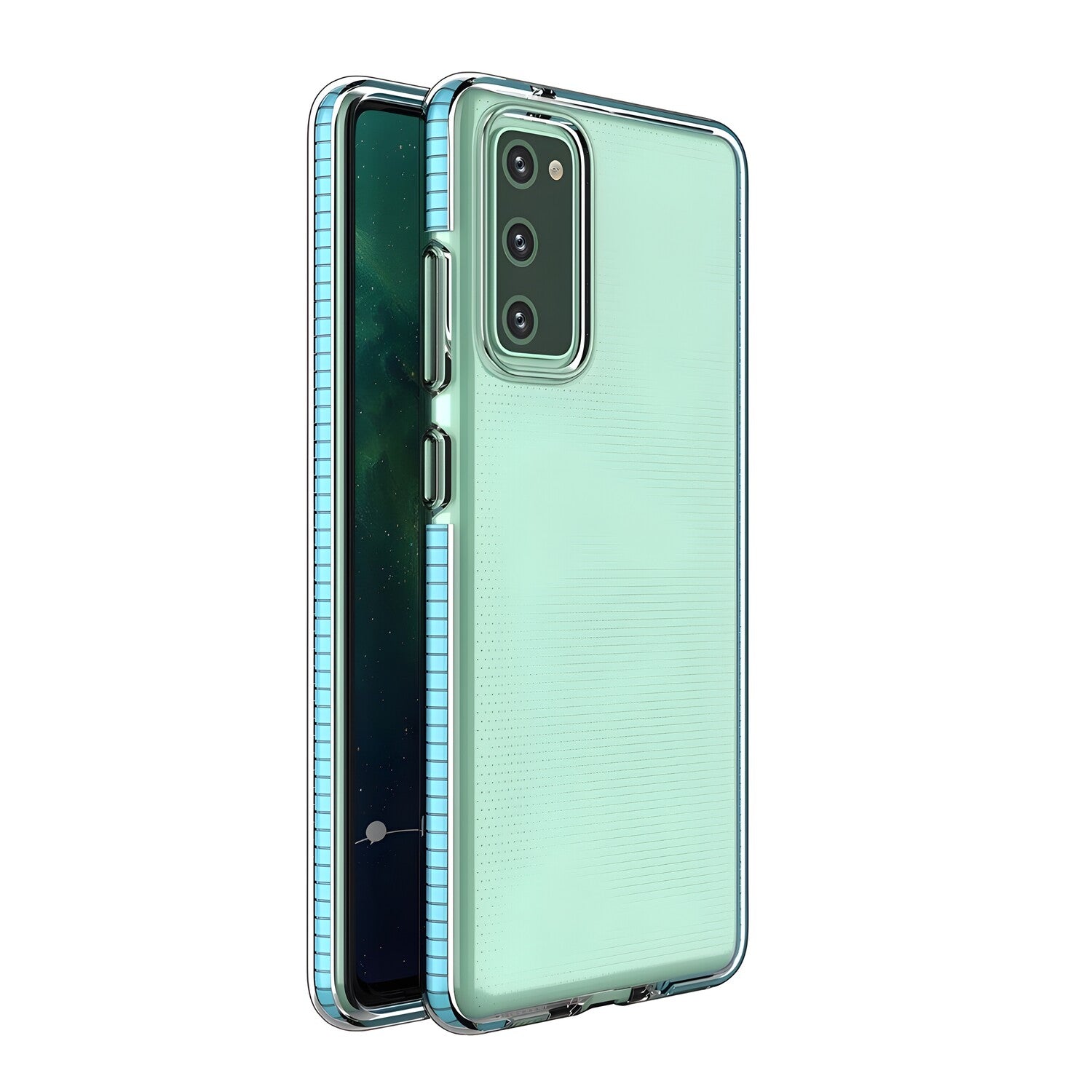 Futrola Spring clear TPU za Samsung Galaxy S30 Ultra/Galaxy S21 Ultra 5G - Tirkizna KP8809